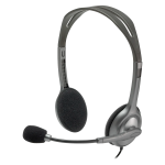 Гарнитура Logitech Stereo Headset H110 (оголовье, 3.5 мм, 1.8м, накладные, 2 x mini jack 3.5 mm)