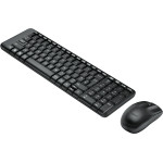 Клавиатура и мышь Logitech Wireless Combo MK220 Black USB (радиоканал, классическая мембранная, 101кл, светодиодная, кнопок 2, 1000dpi)