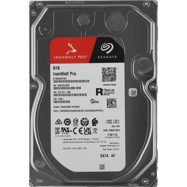 Жесткий диск HDD Seagate Ironwolf Pro (3.5