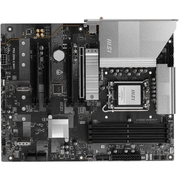 Материнская плата MSI PRO Z890-S WIFI (Socket-1851, xDDR4 DIMM, ATX, RAID SATA: 0,1,10,5)