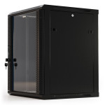Шкаф коммутационный настенный Hyperline TWB-2266-GP-RAL9004 (22U, 600x1086x600мм, IP20, 60кг)