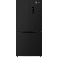 Холодильник Weissgauff WCD 450 XB NoFrost Inverter (No Frost, A+, 2-камерный, инверторный компрессор, 83x183.4x67.2см, черный)