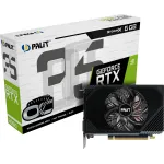 Видеокарта GeForce RTX 3050 1042МГц Palit STORMX OC (GDDR6, 96бит, 1xDVI, 1xHDMI, 1xDP)