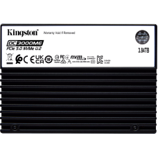 Жесткий диск SSD 3,84Тб Kingston (U.2, 14000/5800 Мб/с, 300000 IOPS, PCIe 5.0 x4, для сервера)