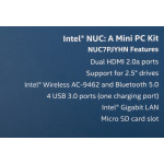 Платформа Intel NUC7PJYHN2 (Intel Core Pentium J5005 1500МГц, DDR4 SO-DIMM, Intel UHD Graphics 605)