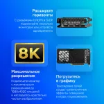 Видеокарта GeForce RTX 4060 1830МГц Palit OC (GDDR6, 128бит, 1xHDMI, 3xDP)