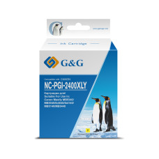 Картридж G&G NC-PGI-2400XLY (желтый; 20,4стр; MAXIFY iB4040, МВ5040, МВ5340)