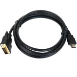 Кабель-переходник VCOM (HDMI (m), DVI-D (m))