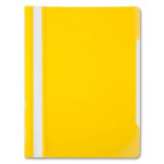 Папка-скоросшиватель Бюрократ -PS20YEL (A4, прозрачный верхний лист, пластик, желтый)