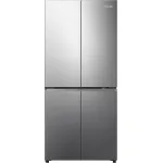 Холодильник Hisense RQ5P470SEI1 (No Frost, A+, 3-камерный, Side by Side, объем 530:331/199л, инверторный компрессор, серый)