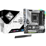 Материнская плата ASRock B760M STEEL LEGEND WIFI (LGA1700, Intel B760, 4xDDR5 DIMM, microATX, RAID SATA: 0,1,10,5)