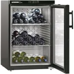 Винный шкаф Liebherr WKB 1812 (A+, 1-камерный, объем 145:145л, 60x61.3x89 см, чёрный)
