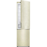 Холодильник LG GA-B509CECL (No Frost, A+, 2-камерный, объем 419:292/127л, инверторный компрессор, бежевый)