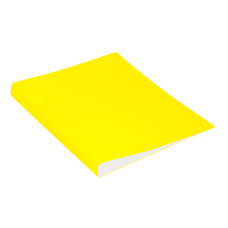Папка Бюрократ Double Neon DNE07V30YEL (A4, пластик, толщина пластика 0,7мм, желтый)