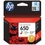 Чернильный картридж HP 650 (многоцветный; 200стр; DJ IA 2515, 2516)