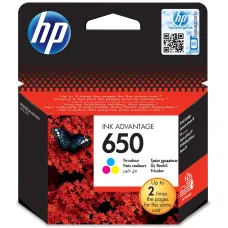 Чернильный картридж HP 650 (многоцветный; 200стр; DJ IA 2515, 2516)