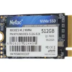Жесткий диск SSD 512Гб Netac N930ES (2242, 1650/1500 Мб/с, 200000 IOPS, PCI-E, для ноутбука и настольного компьютера)