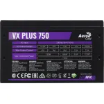 Блок питания Aerocool VX Plus 750W (ATX, 750Вт, 20+4 pin, ATX12V 2.3, 1 вентилятор)