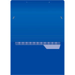 Портфель Бюрократ -BPR13BLUE (13 отделений, A4, пластик, 0,7мм, синий)