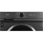 Стиральная машина Midea MF100W70/S-RU(59.5x85x40см, фронтальная, макс:7кг, 1200об/мин, защита от протечек, темно-серебристый)