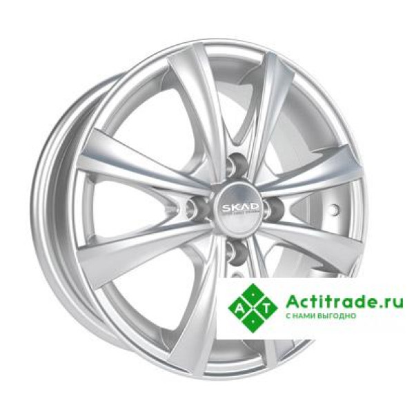 Скад Мальта R14/5.5J PCD 4x98 ET 38 ЦО 58,6 насыщенный серебристый