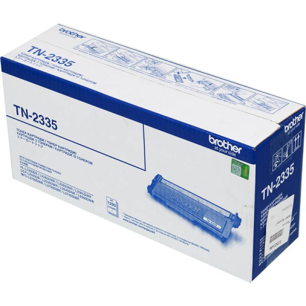 Картридж Brother TN2335 (черный; 1200стр; HLL2300D, 2340DW, 2360DN, 2365DW, DCPL2500D, 2520DW, 2540DN, 2560DW, MFCL2700DW, 2720DW, 2740DW)