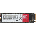 Жесткий диск SSD 250Гб Western Digital Red (2280, 3100/1600 Мб/с, 180000 IOPS)