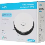 Робот-пылесос TP-Link Tapo RV30 (влажная, сухая, контейнер, мощность всасывания: 40Вт/4200Па, пылесборник: 0.4л, потребляемая мощность: 40Вт)
