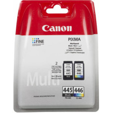 Картридж Canon PG-445/CL-446 (многоцветный, черный; 9мл; MG2440, MG2540) [8283B004]