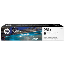 Картридж HP 981A (черный; 6000стр; HP PageWide Enterprise Color 556dn, HP PageWide Enterprise Color 556xh, HP PageWide Enterprise Color Flow MFP 586z, HP PageWide Enterprise Color MFP 586dn, HP PageWide Enterprise Color MFP 586f) [J3M71A]