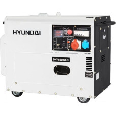 Электрогенератор Hyundai DHY 6000SE-3 (дизельный, трехфазный, пуск электрический, 5,5/5кВт, непр.работа 13,6ч)