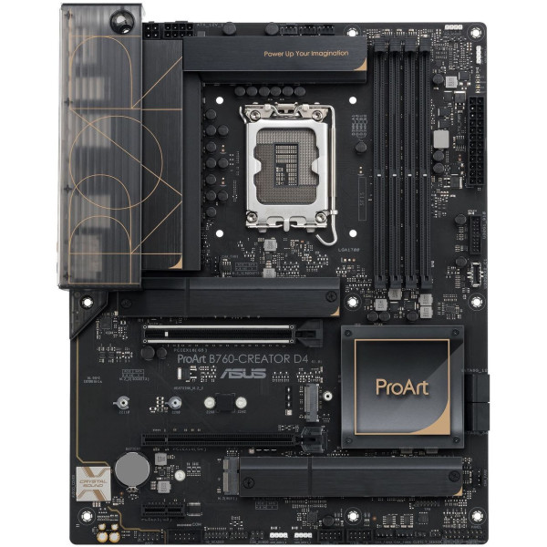 Материнская плата ASUS PROART B760-CREATOR D4 (LGA1700, 4xDDR4, ATX, RAID SATA: 0,1,15,5)