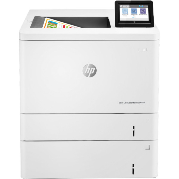 HP Color LaserJet Enterprise M555x (лазерная, цветная, A4, 1024Мб, 38стр/м, 1200x1200dpi, авт.дуплекс, 80'000стр в мес, Ethernet, USB)