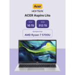 Ноутбук Acer Aspire Lite AL15-41P-R410 (AMD Ryzen 7 5700U 1.8 ГГц/16 ГБ DDR4 3200 МГц/15.6