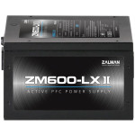 Блок питания Zalman ZM600-LXII 600W (ATX, 600Вт, 24 pin, ATX12V 2.31, 1 вентилятор)