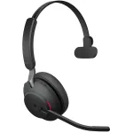 Гарнитура Jabra Evolve2 65 Link380a MS Mono (оголовье, с проводом, накладные, USB Type-A, Microsoft Teams)
