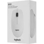 Мышь Logitech B100 White USB (кнопок 3, 800dpi)