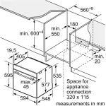 Электрический духовой шкаф Bosch HBG7741W1