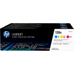 Тонер-картридж HP 128A (голубой, желтый, пурпурный; 1300стр; CM1415, CP1525)