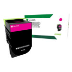 Картридж Lexmark 80C8HM0 (пурпурный; 3000стр; CX410, CX510)