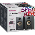 Компьютерная акустика DEFENDER Aurora S20 (2.0, 20Вт, MDF)