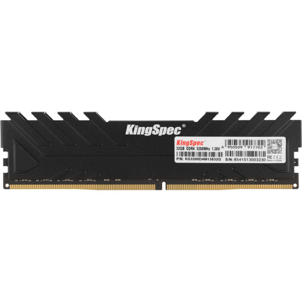 Память DIMM DDR4 32Гб 3200МГц KingSpec (25600Мб/с, CL19, 288-pin)