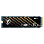 Жесткий диск SSD 500Гб MSI SPATIUM (2280, 2200/1150 Мб/с, 200000 IOPS, PCIe 3.0 x4 (NVMe), для ноутбука и настольного компьютера)