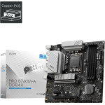 Материнская плата MSI PRO B760M-A DDR4 II (SocketLGA1700, Intel B760, 4xDDR4, microATX, RAID SATA: 0,1,15,5)