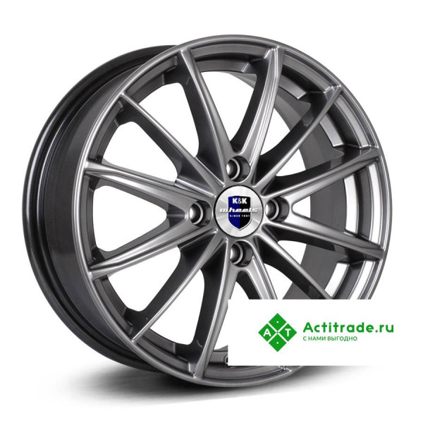 КиК Пойнт Бланк-Оригинал R15/6J PCD 4x100 ET 50 ЦО 60,1 антрацитовый