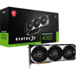 Видеокарта GeForce RTX 4060 2460МГц 8Гб MSI VENTUS (GDDR6, 128бит, 1xHDMI, 3xDP)