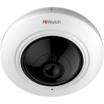 Камера видеонаблюдения HiWatch DS-I351 (IP, внутренняя, купольная, 3Мп, 1.16-1.16мм, 2048x1536, 25кадр/с, 180°)