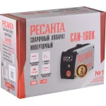 Сварочный аппарат РЕСАНТА САИ-160К (140-260В, инвертор, ММА DC, 10-160A, 5,9кВт)