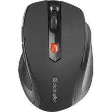 Мышь DEFENDER Ultra MM-315 Black USB (радиоканал, 1600dpi) [52315]