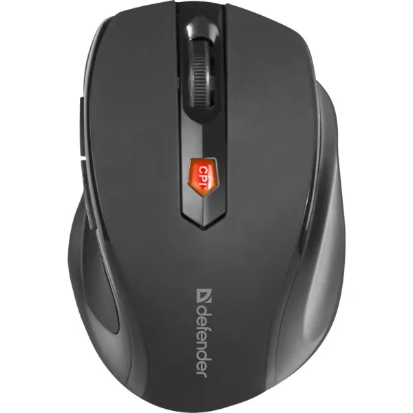 Мышь DEFENDER Ultra MM-315 Black USB (радиоканал, 1600dpi)